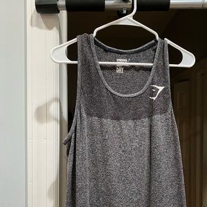 Gymshark performance tanktop gray size large